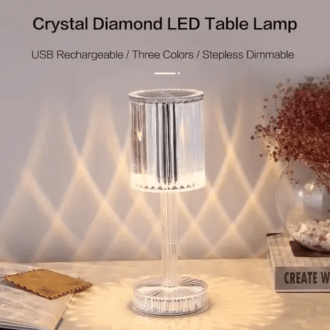 Beautiful Glass Desk Lamp Living Room Bedroom Bed Lamp