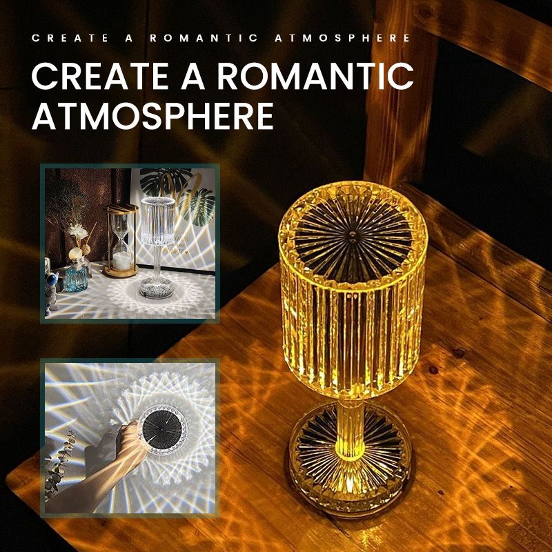 Beautiful Glass Desk Lamp Living Room Bedroom Bed Lamp