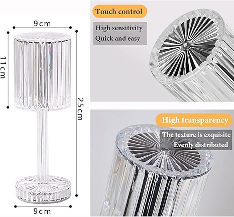Beautiful Glass Desk Lamp Living Room Bedroom Bed Lamp