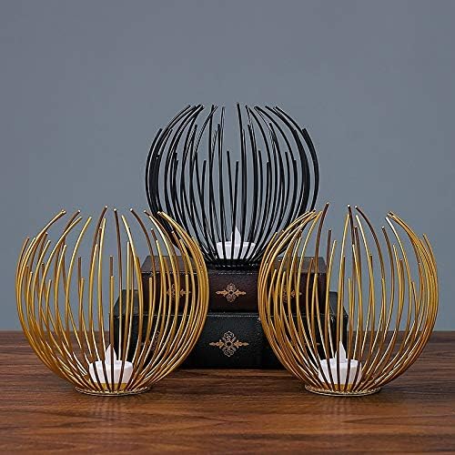 Metal Candle Holder | Iron Geometric Candle Stand For Home Decor