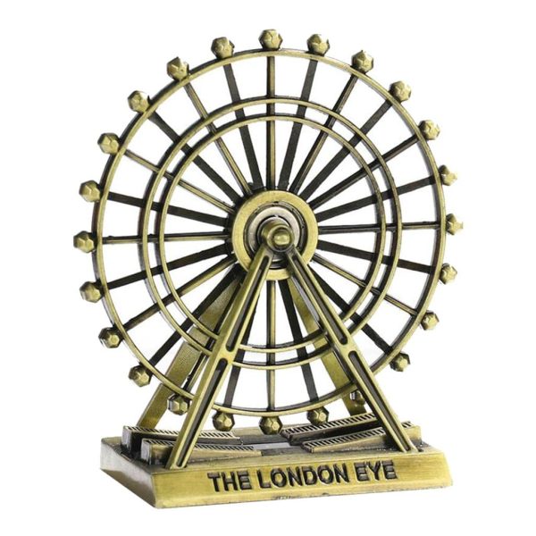 Creative Metallic London Eye Wheel Ornament (rotating Wheel)