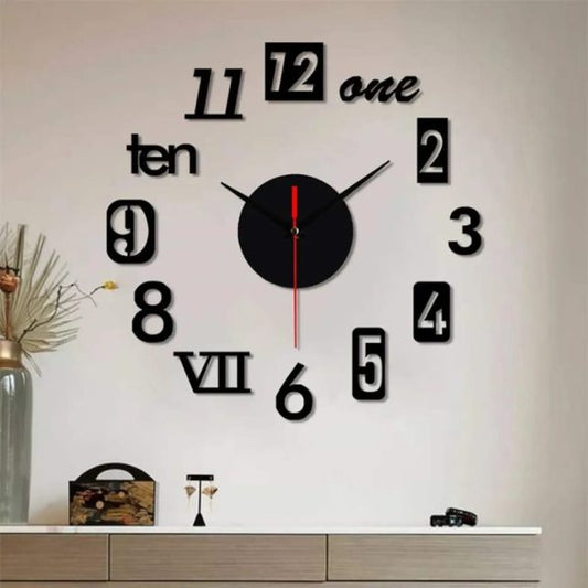Diy Wall Clock – 3d Wooden Wall Clock Decor