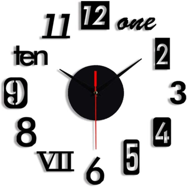 Diy Wall Clock – 3d Wooden Wall Clock Decor