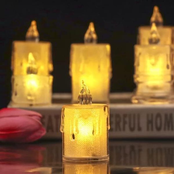 Led Mini Candles Light For Indoor Decoration