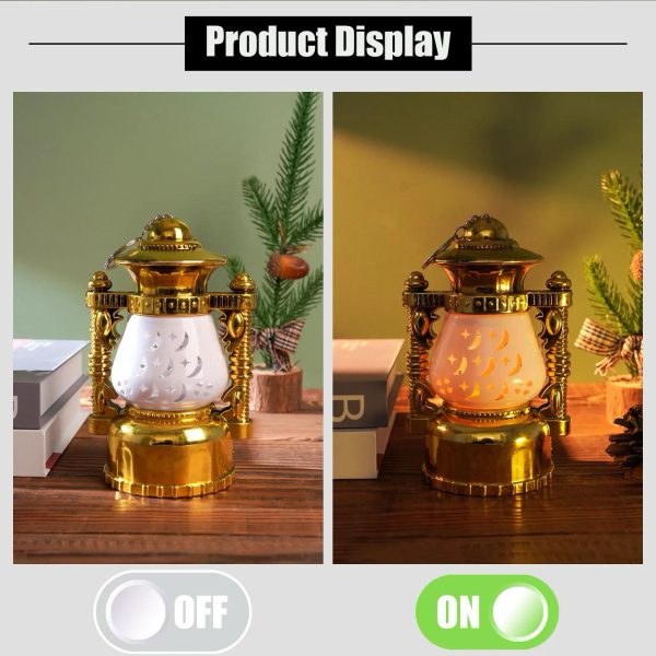 Led Ramadan Cute Lantern Keychains Keyring Keychain Led Light Palace Light Eid Decorations Islamic Gifts Crafts