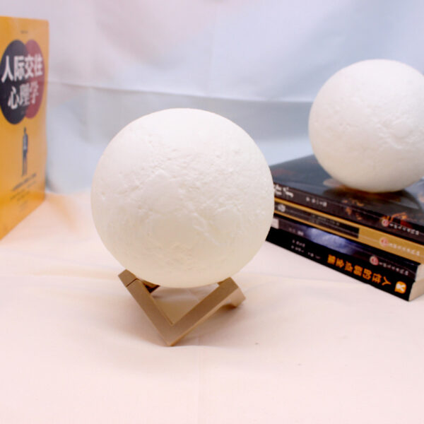 Led Moon Ball Lamp – 3d Printed Lunar Lamp Colorful Night Light For Kids