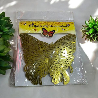 3d Wall Stickers Hollow Butterfly For Kids Rooms Home Wall Decor