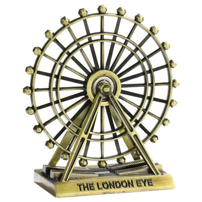 Creative Metallic London Eye Wheel Ornament (rotating Wheel)