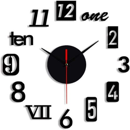 Diy Wall Clock – 3d Wooden Wall Clock Decor