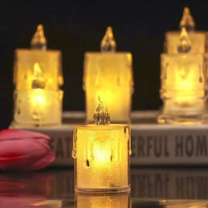 Led Mini Candles Light For Indoor Decoration