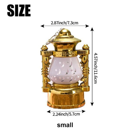 Led Ramadan Cute Lantern Keychains Keyring Keychain Led Light Palace Light Eid Decorations Islamic Gifts Crafts
