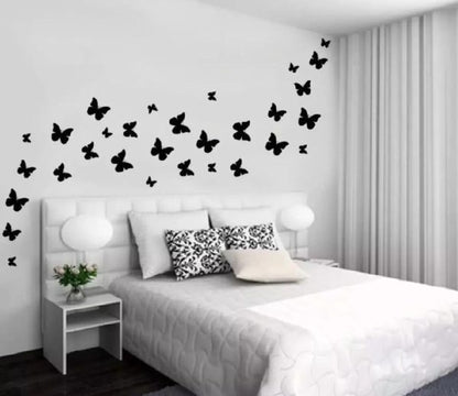 (pack Of 30) 3d Wooden Butterfly Wooden Wall Decoration